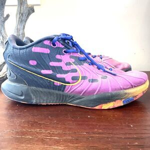 Nike LeBron James XXI 21 SE Summerverse Sz 7Y Purple Sneakers FN5040-500